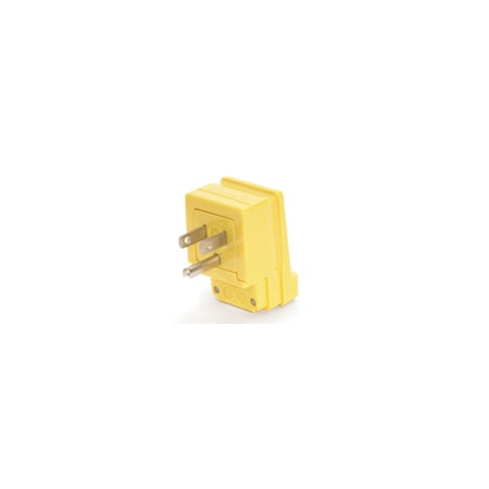 Woodhead Straight Blade Plug, 5-15P, 15 A, 125V AC, 2 Pole, Screw Terminals, Grounded 14R47